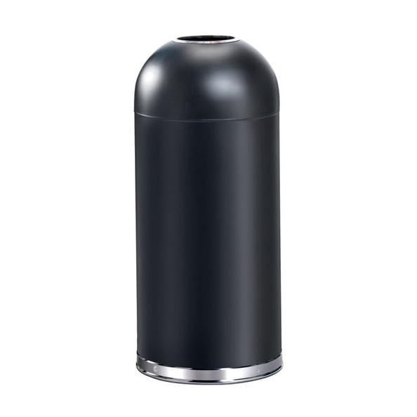 Afvalbak open top zwart 55 liter