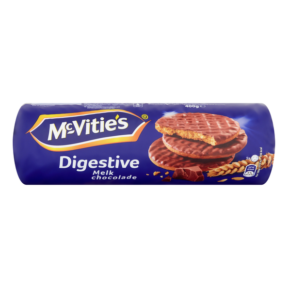 Mc Vitie's digestive melk chocolade rol 400 gr