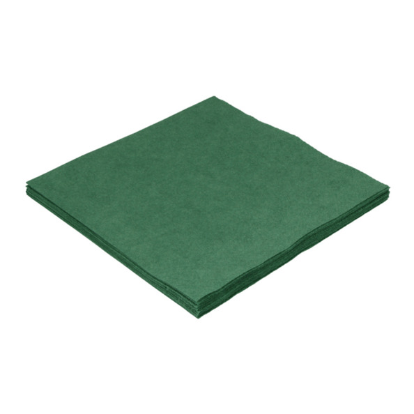Servet groen 2-laags 33 x 33 cm
