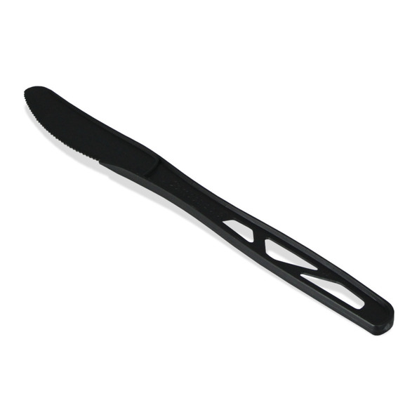 Herbruikbaar mes 180 mm CPLA zwart