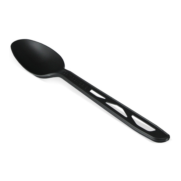Herbruikbare lepel 160 mm CPLA zwart