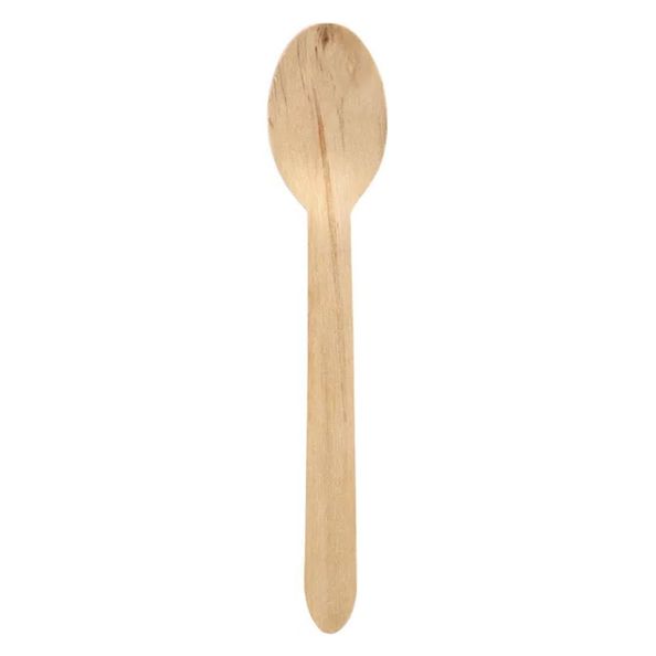 Lepel hout 16 cm