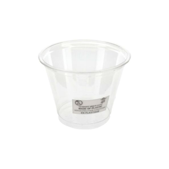 Sapbeker aPET 240ml. transparant 9.2 x 7.1 cm