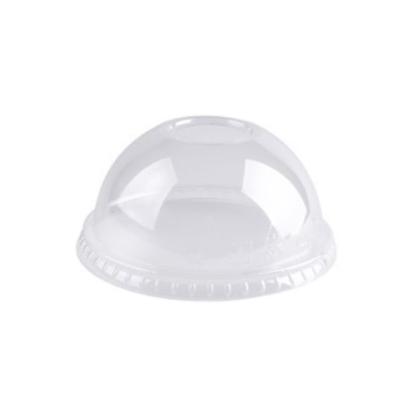 Deksel bol met gat aPET transparant 9.2 cm