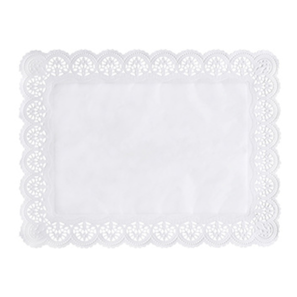 Taartrand rechthoek papier 40 x 30 cm