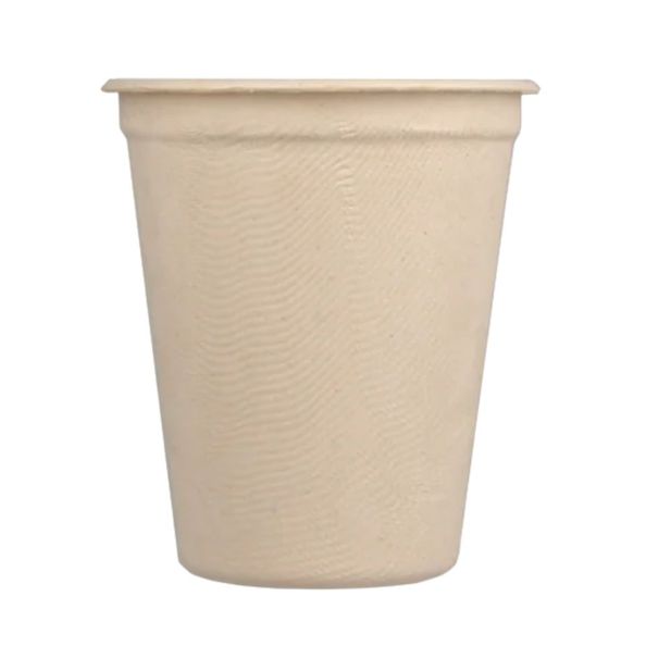 Cappuccinobeker bagasse/suikerriet 230 cc