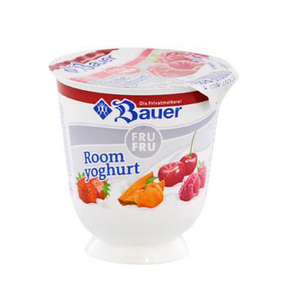 Bauer roomyoghurt vruchten 150 gr