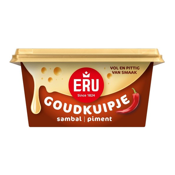 Eru goudkuipje smeerkaas sambal 45+ 100 gr