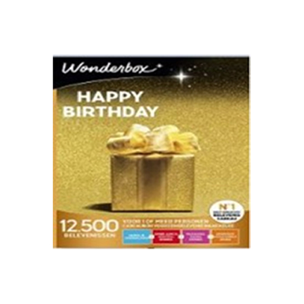 Wonderbox happy birthday