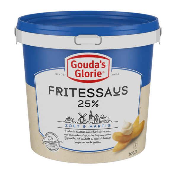 Gouda's glorie fritessaus blauw 25% 10 ltr