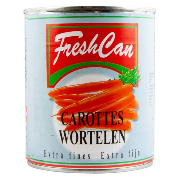 Freshcan wortelen extra fijn blik  800 gr