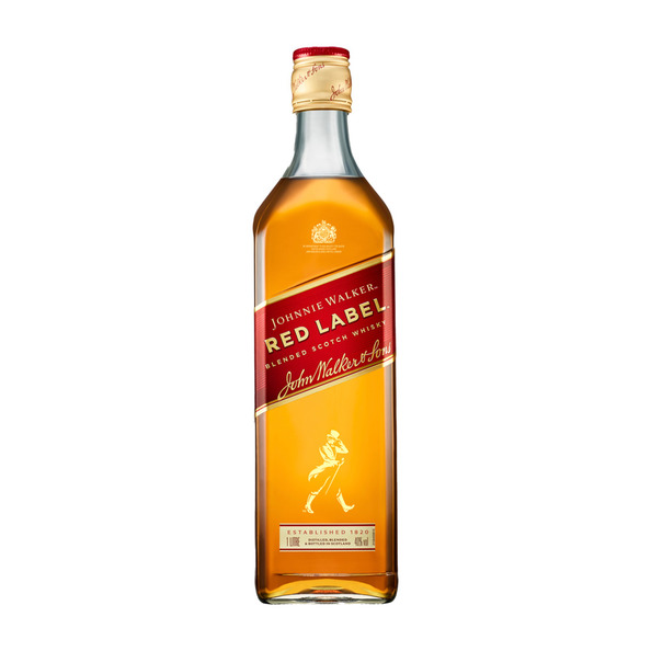 Johnnie Walker whisky red label 1 liter