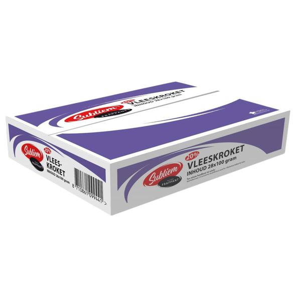 Subliem vleeskroket 20% 100 gr