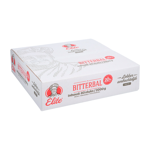 Elite bitterbal rundvlees 20% 25 gr