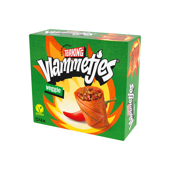 Topking vlammetjes veggie 19 gr