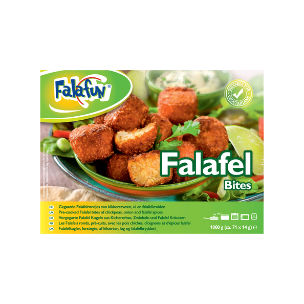 Falafun falafel rondjes 71 stuks van 14 gram