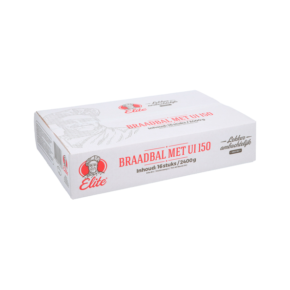 Elite braadbal met ui 150 gr