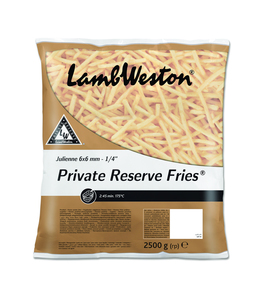 LambWeston private reserve fries 6 x 6 mm  2.5 kg F62