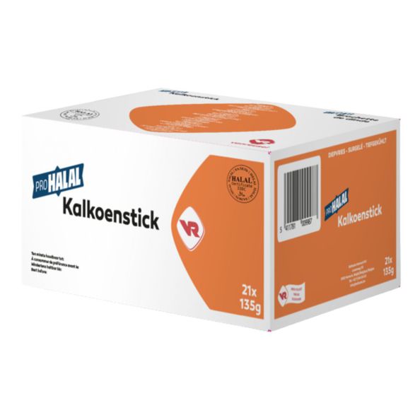 Van reusel kalkoenstick prohalal 135 g