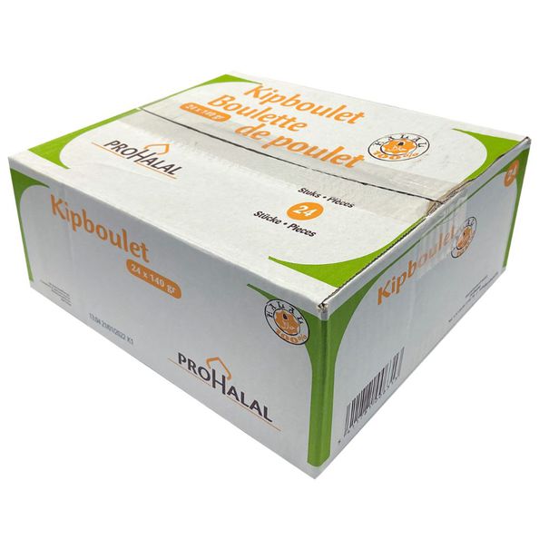 Prohalal gehaktbal kip 140 gr