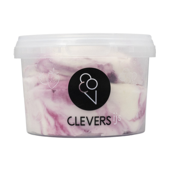 Clevers yoghurt bosvruchtten ijs 500ml. a6