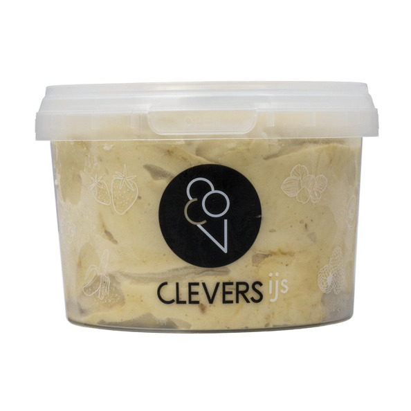 Clevers witte choco pistache crunch ijs 500ml. a6
