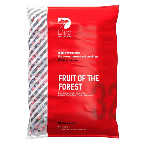 Dirafrost bosvruchten mengeling 5 soorten 2.5 kg