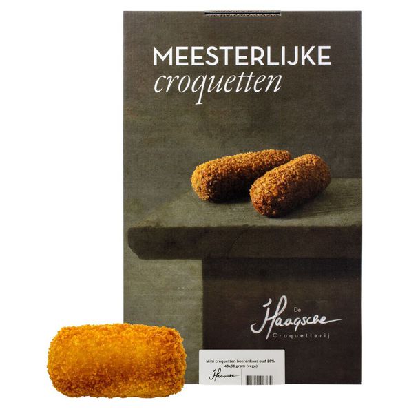 Haagsche mini croquetten boerenkaas oud vega 30 gr