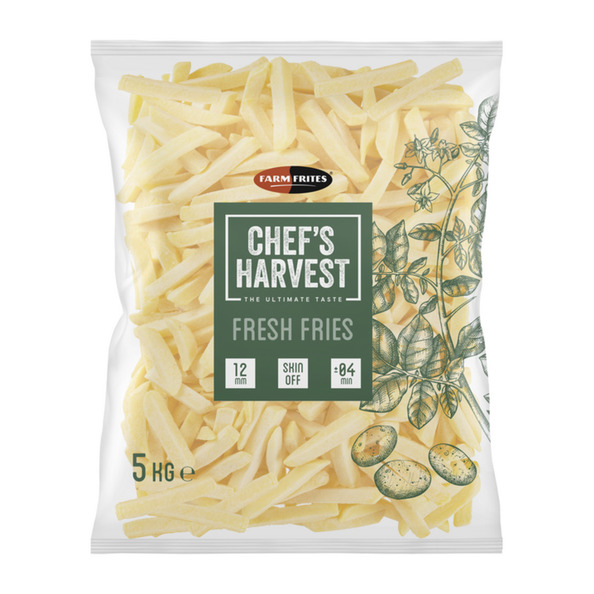 Farm frites chef's harvest fries 12mm. 5 kg