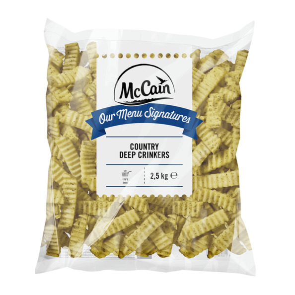 Mccain country deep crinkers zak 2.5 kg