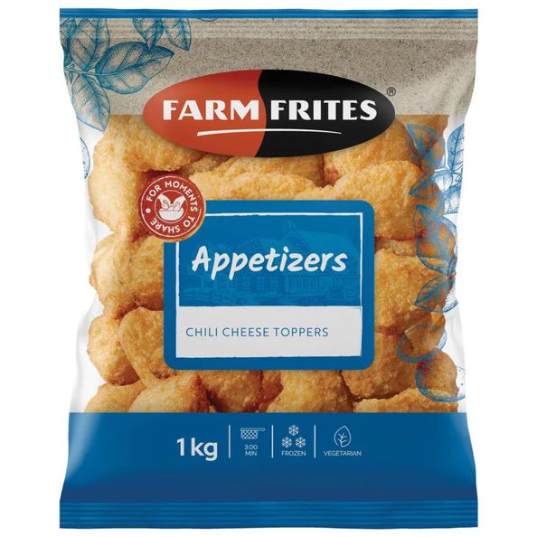 Farm frites chili cheese toppers zak 1 kg