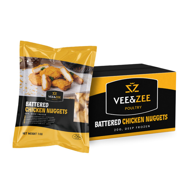 Vee&zee battered chicken nuggets 1 kg