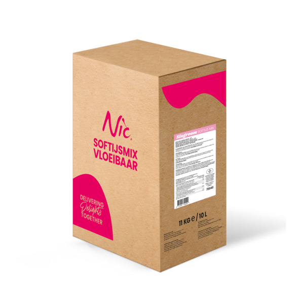 Nic frusco slagroom ijsmix vloeibaar 10% 10 ltr