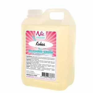Nic milkshakesiroop kokos 2 liter