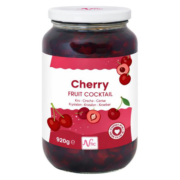 Nic kersen fruitcocktail pot 920 gram