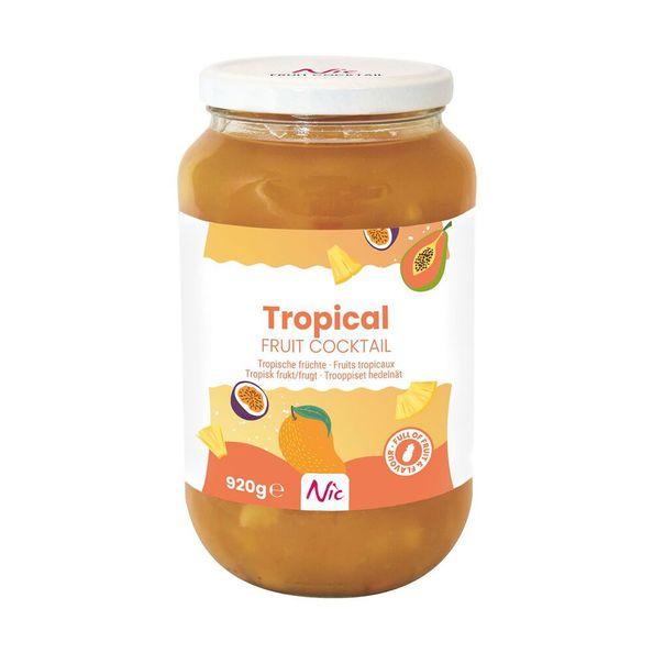 Nic tropical fruitcocktail pot 920 gram