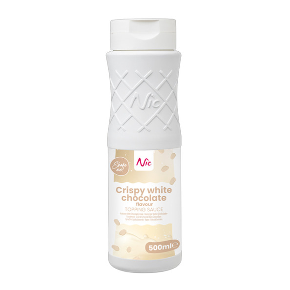Nic topping crispy white chocolate 500 ml