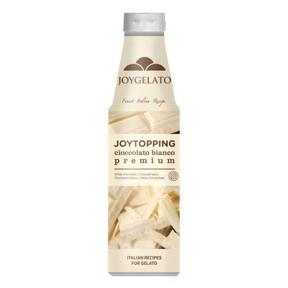 Froziq joygelato topping witte chocolade fles 900 gr