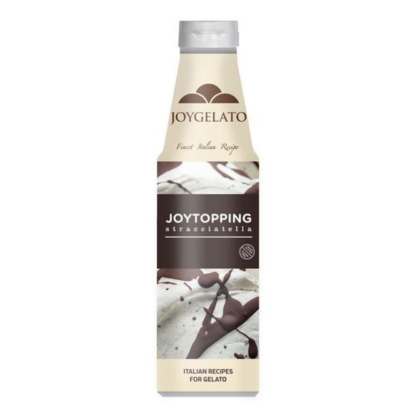 Froziq joygelato topping straciatella fles 850 gr