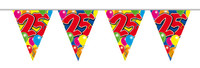 Vlaggenlijn balloons 25 jaar 10m. a12