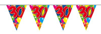 Vlaggenlijn balloons 30 jaar 10m. a12