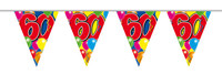 Vlaggenlijn balloons 60 jaar 10m. a12