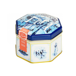 Boterbabbelaars delftsblauw blik achtkant 200 gr