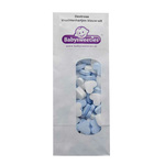 Dextrose vruchtenhartjes blauw/wit zakje 175 gr