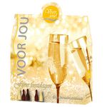Voor jou fijne feestdagen! champagneglas 100 gr