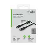 Belkin braided kabel USB-C to USB-C 1m zwart