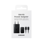 Samsung EP-T1510 netspanningsadapter - USB-C - 15 Watt - zwart - EP-T1510XBEGEU
