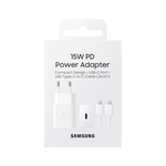 Samsung EP-T1510 netspanningsadapter - USB-C - 15 Watt - wit - EP-T1510XWEGEU