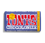 Tony's chocolonely reep donkere melk pretzel toffee 180 gr