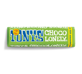 Tony's Chocolonely reep pure chocolade met amandel en zeezout 51% 47 gr